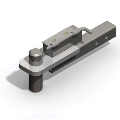 Lakeside 4750 Male Hitch End fits Carts with 5&quot; or 6&quot; Casters