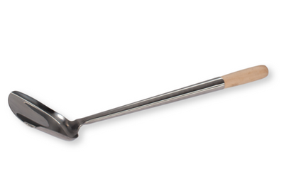 Crestware WT5S 19.5&quot; W x 5&quot; D x 2.75&quot; H Solid Wood Handle Wok Turner