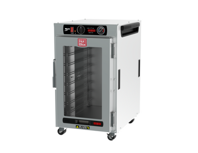 Metro HBCN8-AC-UC 20" W Stainless Steel &amp; Galvanized Clear Door HotBlox Insulated Holding Cabinet - 120 Volts