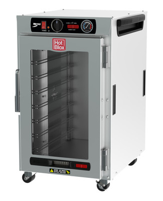 Metro HBCN8-AC-UC 20" W Stainless Steel & Galvanized Clear Door HotBlox Insulated Holding Cabinet - 120 Volts