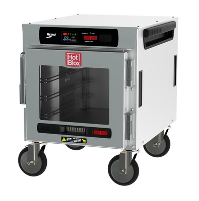 Metro HBCN4-DC-UC 20" W Stainless Steel & Galvanized Clear Door HotBlox Insulated Holding Cabinet - 120 Volts