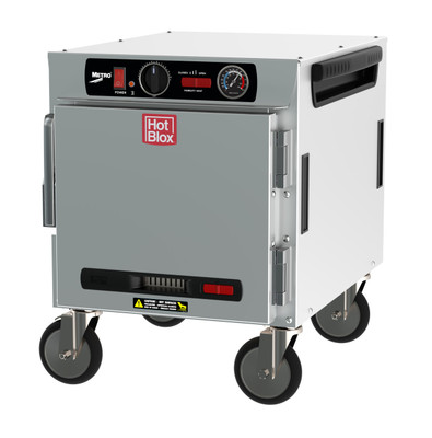 Metro HBCN4-AS-UC 20" W Stainless Steel & Galvanized Solid Door HotBlox Insulated Holding Cabinet - 120 Volts