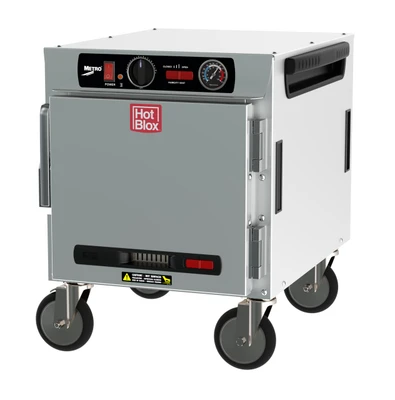 Metro HBCN4-AS-UC 20" W Stainless Steel &amp; Galvanized Solid Door HotBlox Insulated Holding Cabinet - 120 Volts