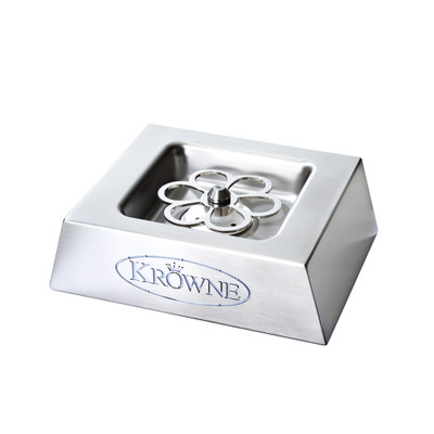 Krowne KR-LC2GF-JT Stainless Steel Royal Series Countertop Liquid CO2 Glass Froster - 100-240 Volts