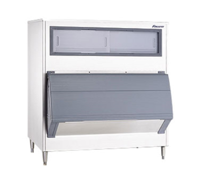 Follett LLC SG1080S-60 SmartGATE Ice Shield 1080 Lbs. Single Door Stainless Exterior Upright Ice Bin with 82 Oz. Plastic Ice Scoop