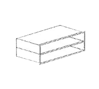 Piper Products ROU-96 Open Understorage with Shelf