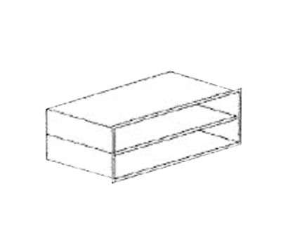Piper Products ROU-96 Open Understorage with Shelf