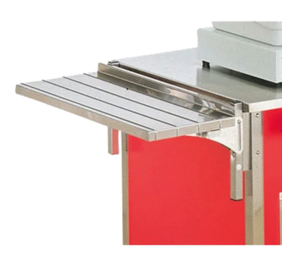 Vollrath 3752150-2-O 28"W x 12"D Fold-Down/Lift-Off Brackets for Operator Side 4-Series Signature Server V-Rib Tray Slide