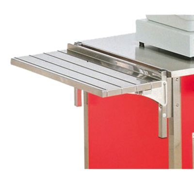 Vollrath 3752150-2-O 28"W x 12"D Fold-Down/Lift-Off Brackets for Operator Side 4-Series Signature Server V-Rib Tray Slide