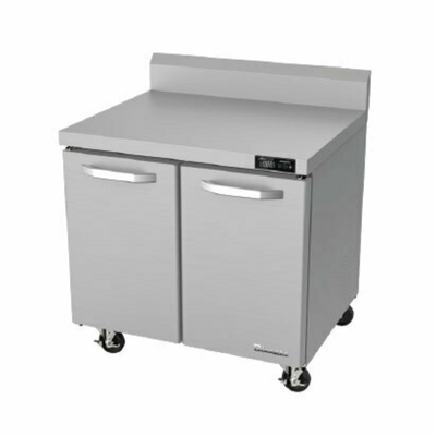 Blue Air BLUF36-WT-HC 36" W All Stainless Steel 2 Section Work Top Freezer