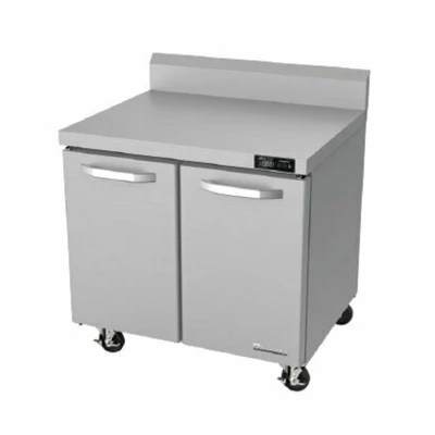 Blue Air BLUF36-WT-HC 36" W All Stainless Steel 2 Section Work Top Freezer