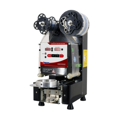 Omcan USA 44644 Bubble Tea Automated Sealing Machine - 110 Volts