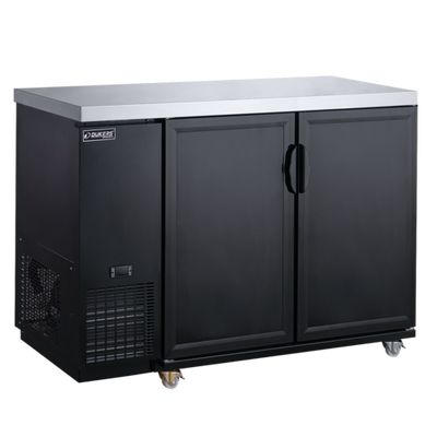 Dukers DBB48-M2 49.87" W Two-Section Reach-In Refrigerated Back Bar Cooler – 115 Volts