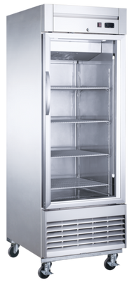 Dukers D28F-GS1 27.5" W Stainless Steel One-Section Reach-In Freezer - 115 Volts