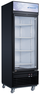 Dukers DSM-15F 27" W One-Section White Interior Reach-In Freezer Merchandiser - 110 Volts