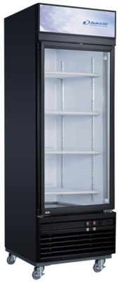 Dukers DSM-15F 27" W One-Section White Interior Reach-In Freezer Merchandiser - 110 Volts