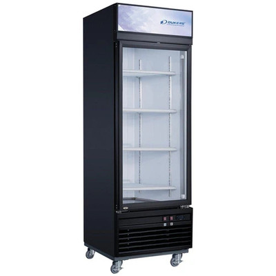Dukers DSM-15F 27" W One-Section White Interior Reach-In Freezer Merchandiser - 110 Volts