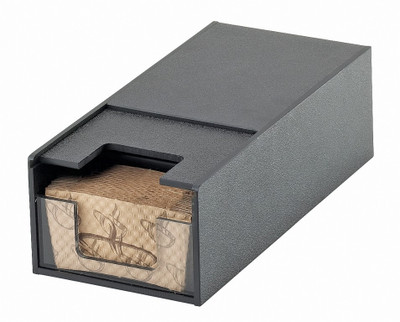 Cal-Mil 2050 5-3/4" W x 12" D x 3-3/4" H Black ABS-Plastic Classic Coffee Sleeve Dispenser