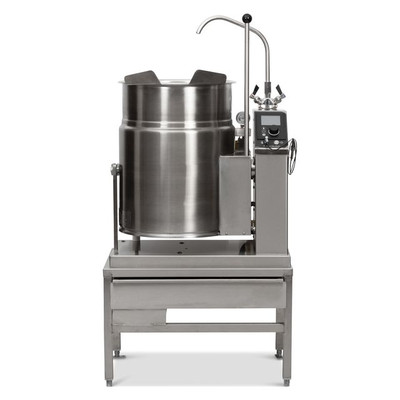 Cleveland KGL25T-LP 25 Gal. Liquid Propane Electronic Spark Ignition Solid-State Control Panel Kettle - 90,000 BTU