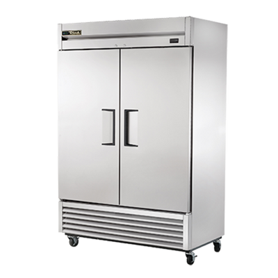 True TS-49F-FLX-HC 54.13" W Led Interior Lighting 2 Stainless Steel Doors Two-Section Refrigerator or Freezer Convertible - 115 Volts