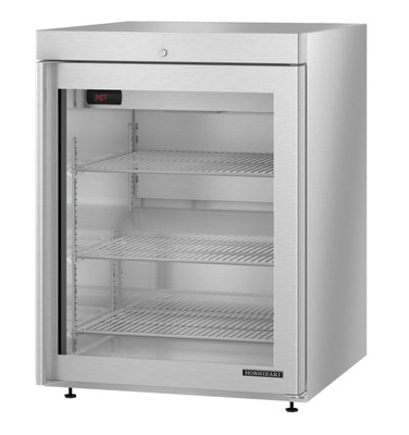Hoshizaki HR24C-G 3.87 Cu. Ft. Stainless Steel Glass Door Undercounter Refrigerator – 115 Volts