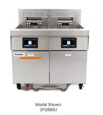 Frymaster 2FQE80U 40&quot; W Stainless Steel Electric Frymaster FilterQuick Fryer - 480 Volts