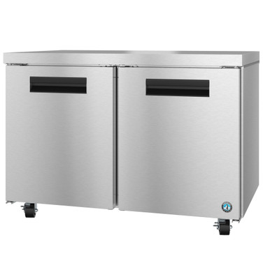 Hoshizaki UR48B 48" W Stainless Steel Interior Two-Section Steelheart Series Undercounter Refrigerator – 115 Volts