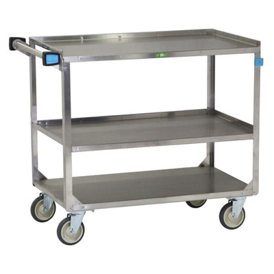 Lakeside 444ES 39.25" W 3-Tier Stainless Steel Utility Cart