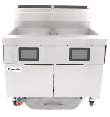 Frymaster 2FQG80T-NG 40.37&quot; W Stainless Steel Natural Gas Frymaster FilterQuick Fryer - 125,000 BTU
