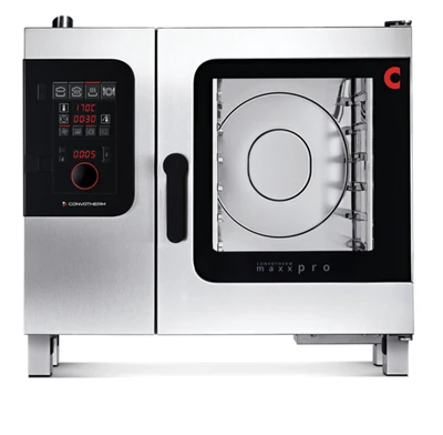 Convotherm C4 ED 6.10GB-N-LP 6 Pans Half Size Stainless Steel Liquid Propane Convotherm Maxx Pro Combi Oven or Steamer - 37,500 BTU