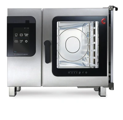 Convotherm C4 ET 6.10GB-N-NG 37.2" W Natural Gas with Steam Generator 9" EasyTouch Control Panel Convotherm Maxx Pro Combi Oven or Steamer - 37,500 BTU