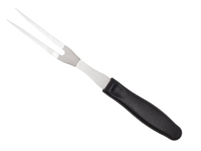 VacMaster 35527 12" High Carbon Curved Edge Comfort Grip Cook's Fork