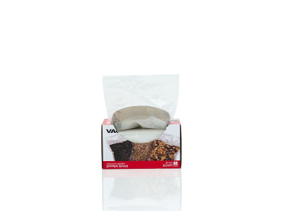 VacMaster 948502 8" x 12" VacMaster Full Mesh Zipper Vacuum Seal Quart Bags