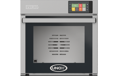 Unox XAEC-10HS-EPD 23.63" W Stainless Steel Drop Down Double Glass Door Evereo CUBE Food Preserver - 240 Volts