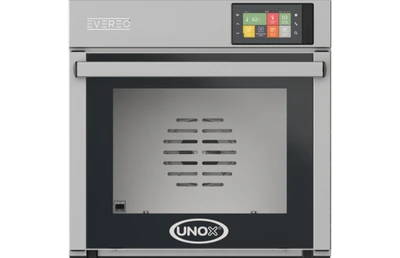 Unox XAEC-10HS-EPD 23.63" W Stainless Steel Drop Down Double Glass Door Evereo CUBE Food Preserver - 240 Volts