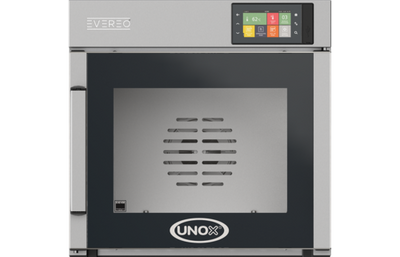 Unox XAEC-10HS-EPL 23.63" W Stainless Steel Drop Down Double Glass Door Evereo CUBE Food Preserver - 240 Volts