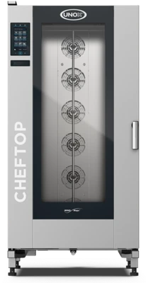 Unox XAVL-2021-NPRS-NG 35.13" W Natural Gas Roll-In Programmable Menu ChefTop MIND.Maps Plus Combi Oven or Steam Oven - 307,093 BTU