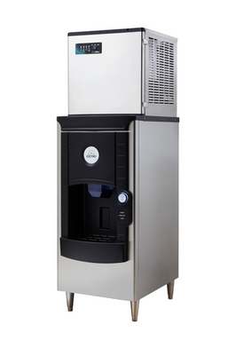 Icetro ID-H150-22 22.5” W 141 Lbs. Push Dispensing Hotel or Motel Ice Dispenser – 115 Volts