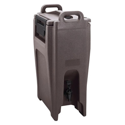 Cambro UC500194 11.75" W x 16.75" D x 26.63" H 5.25 Gallon Insulated Plastic Granite Sand Ultra Camtainer Beverage Carrier