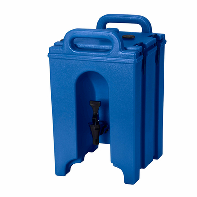 Cambro 100LCD186 10.38" W x 11.5" D x 17.25" H 1.5 Gallon Insulated Plastic Navy Blue Camtainer Beverage Carrier