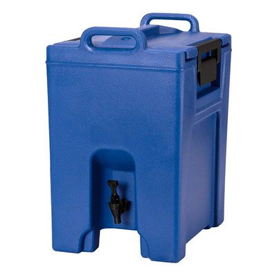 Cambro UC1000186 16.25" W x 20.5" D x 25.75" H 10.5 Gallon Insulated Plastic Navy Blue Ultra Camtainer Beverage Carrier