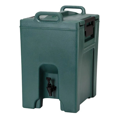Cambro UC1000192 16.25" W x 20.5" D x 25.75" H 10.5 Gallon Insulated Plastic Granite Green Ultra Camtainer Beverage Carrier