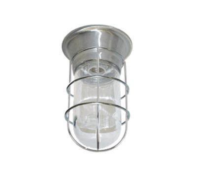 Component Hardware L55-2024 Tempered Glass Globe Canopy Lighting Fixture with Wire Guard