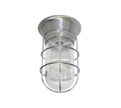 Component Hardware L55-2024-HT Tempered Glass Globe Canopy Lighting Fixture with Wire Guard