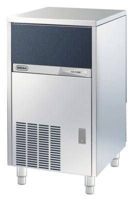Eurodib USA CB425AHCAWS Brema 108 Lbs. Stainless Steel Air-Cooled Undercounter Ice Maker with Bin - 120 Volts