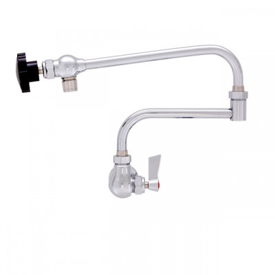 Fisher 69175 Single Wall Mount With 12" Control Swing Spout & 7" Double-Jointed Stainless Steel Faucet