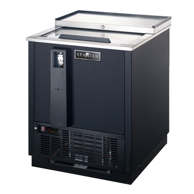 Spartan Refrigeration SBC-27 26.5" W Black Exterior Bottle Cooler - 115 Volts
