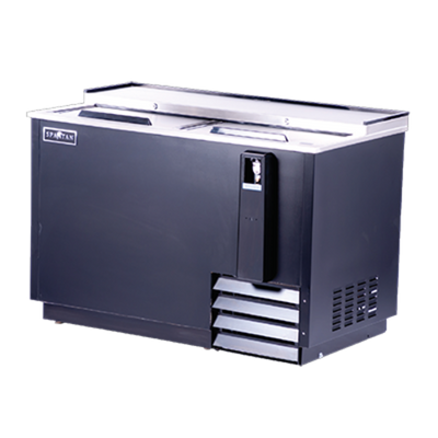 Spartan Refrigeration SBC-50 55" W Black Exterior Bottle Cooler -115 Volts