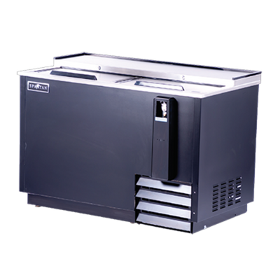 Spartan Refrigeration SBC-50 55" W Black Exterior Bottle Cooler -115 Volts