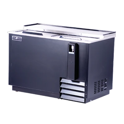 Spartan Refrigeration SBC-50 55" W Black Exterior Bottle Cooler -115 Volts